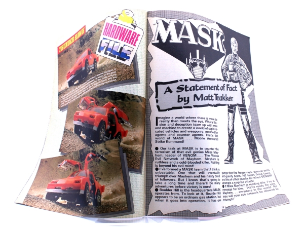 MASK (M.A.S.K.) UK-Comic Magazine Holiday Special (1987): The Golden Ghost